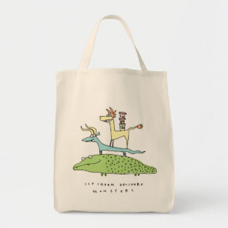 Monstres de la livraison de crème glacée - sacs