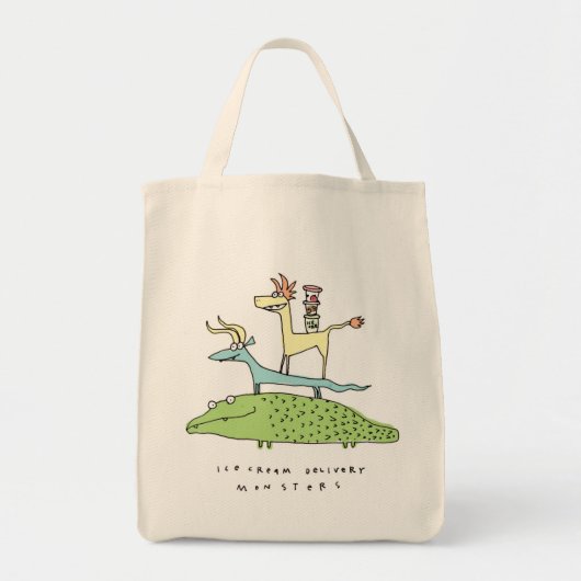 Monstres de la livraison de crème glacée - sacs (Devant)