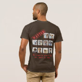 Monstres de T-shirt gris mayhem (Dos entier)