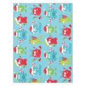 Monstres de toiture sur la nappe de jour férié ble (Devant)