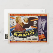 Monstres de vampire de Monster Kid Radio carte pos (Devant / Derrière)