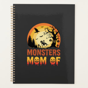 Monstres d'Halloween Maman de la famille de squele