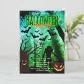 Monstres d'horreur dans la forêt Invitation de la (Debout devant)