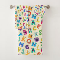 Monstres enfants ABC Silly Alphabet Monster