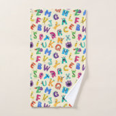 Monstres enfants ABC Silly Alphabet Monster (Serviette à main)