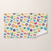 Monstres enfants ABC Silly Alphabet Monster (Serviette à main)