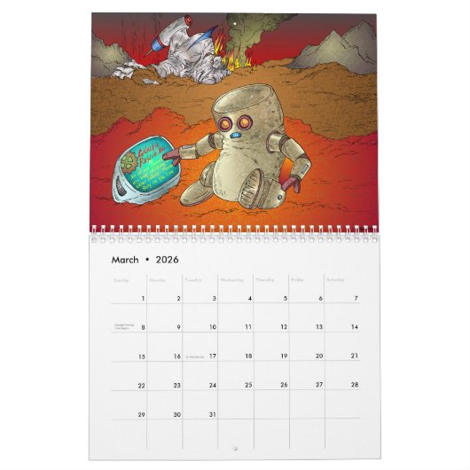 Monstres et plus II Calendrier (Mar 2026)