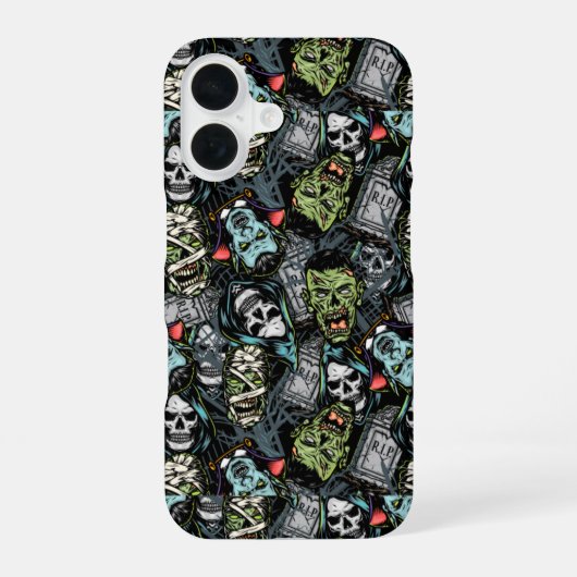 MONSTRES Partout ! Coque iPhone 16 (Verso)