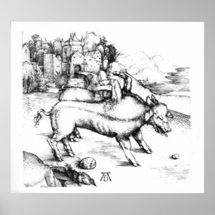 Monstro Pig Poster