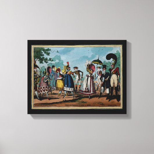 Monstrosities van 1818 ~ 14,67 x 11,75 dik Canvas (Voorkant)