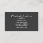 Monstrosities van 1818 ~ Visitekaartje (Achterkant)