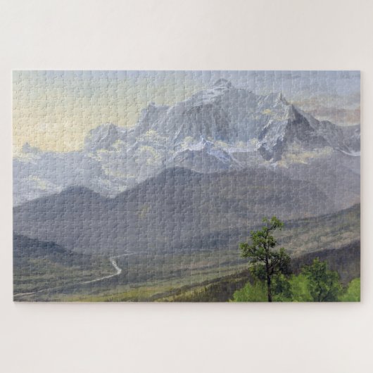 Mont Blanc, Albert Bierstadt Legpuzzel (Horizontaal)