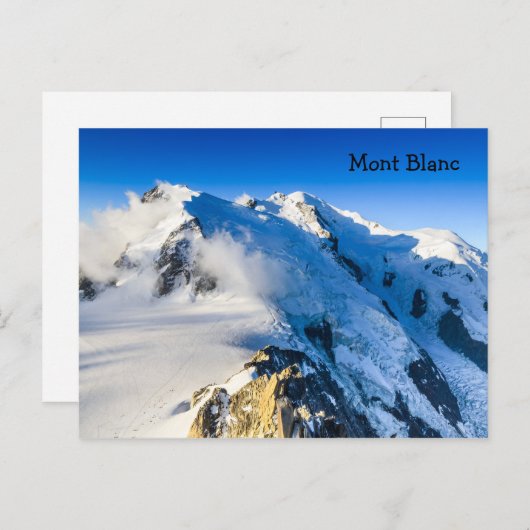 Mont Blanc Briefkaart (Voorkant / Achterkant)