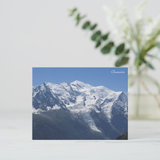 Mont Blanc Chamonix Briefkaart (Staand voorkant)