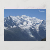 Mont Blanc Chamonix Briefkaart (Voorkant)