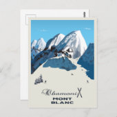 Mont Blanc, Chamonix Briefkaart (Voorkant / Achterkant)