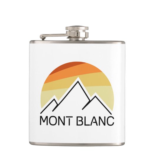 Mont Blanc France Retro Heupfles (Voorkant)