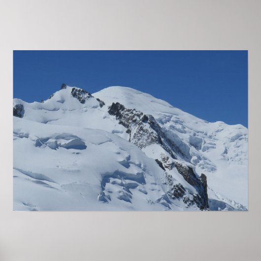 Mont Blanc, Franse Alpen Poster (Voorkant)