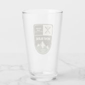 Mont Blanc French Alps Chamonix Frankrijk Glas (Achterkant)