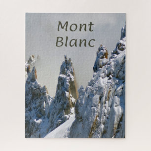 Mont Blanc Monte Bianco White Mountain Alps Europe Legpuzzel