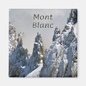 Mont Blanc Monte Bianco White Mountain Alps Europe Magneet (Voorkant)