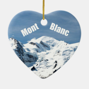 Mont Blanc Mountain - Magnificant! Keramisch Ornament
