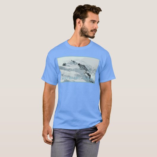 Mont Blanc Mountain Peak, Frankrijk T-shirt (Voorkant volledig)