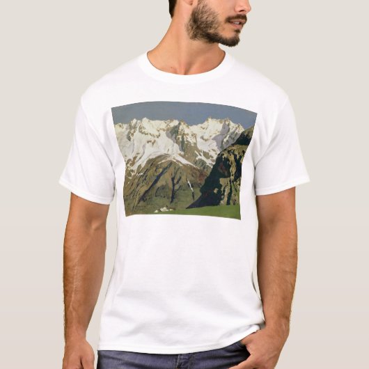 Mont Blanc Mountains, 1897 T-shirt (Voorkant)