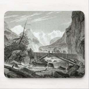 Mont Blanc van de Baths of St. Didier Muismat