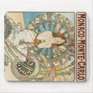  Mont-Carlo Poster door Alphonse Mucha Muismat