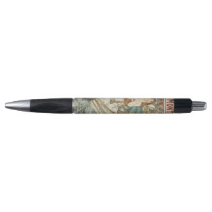 Mont-Carlo Poster door Alphonse Mucha Pen