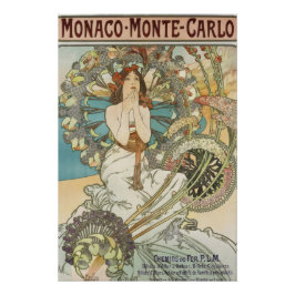  Mont-Carlo Poster door Alphonse Mucha Perfect Poster