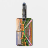 Mont des Arts Brussels België gestileerd Bagagelabel (Achterkant verticaal)