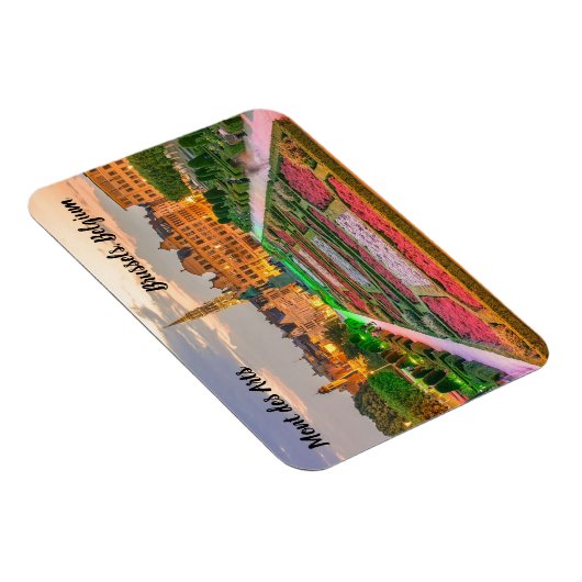 Mont des Arts Brussels België gestileerd Magneet (Rechterzijde)