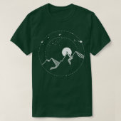 Mont, hiking, T-shirt spatial (Design devant)