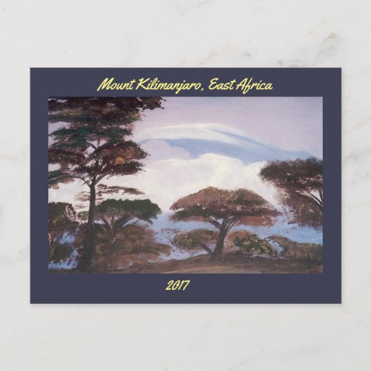 Mont Kilimandjaro - Carte postale (Devant)