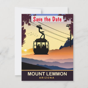 Mont Lemmon, Arizona, Carte postale de voyage, 