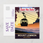 Mont Lemmon, Arizona, Carte postale de voyage,  (Devant / Derrière)