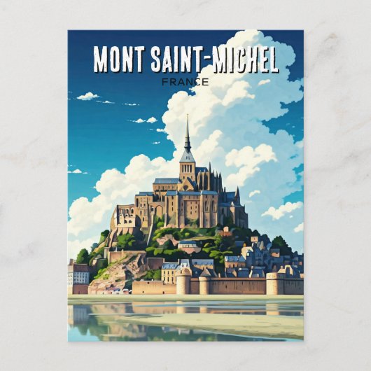 Mont Saint-Michel Briefkaart (Voorkant)