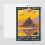 Mont-Saint-Michel Briefkaart (Voorkant / Achterkant)