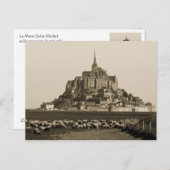 Mont Saint-Michel Briefkaart (Voorkant / Achterkant)