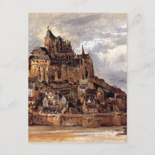 Mont Saint-Michel door Theodore Rousseau Briefkaart