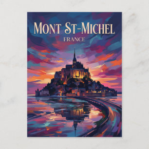Mont Saint-Michel Frankrijk Briefkaart