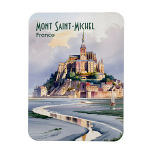 Mont Saint-Michel Frankrijk Impressionistische Aqu Magneet