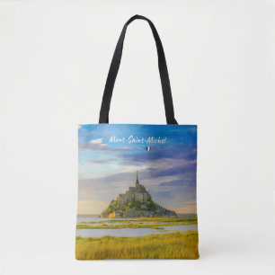 Mont-Saint-Michel, Frankrijk - Middeleeuwse Abdij Draagtas