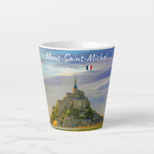 Mont-Saint-Michel, Frankrijk - Middeleeuwse Abdij Latte Mok