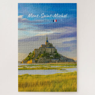 Mont-Saint-Michel, Frankrijk - Middeleeuwse Abdij Legpuzzel