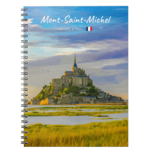 Mont-Saint-Michel, Frankrijk - Middeleeuwse Abdij Notitieboek