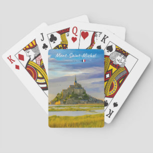 Mont-Saint-Michel, Frankrijk - Middeleeuwse Abdij Pokerkaarten
