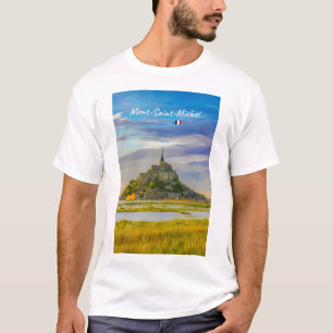 Mont-Saint-Michel, Frankrijk - Middeleeuwse Abdij T-shirt